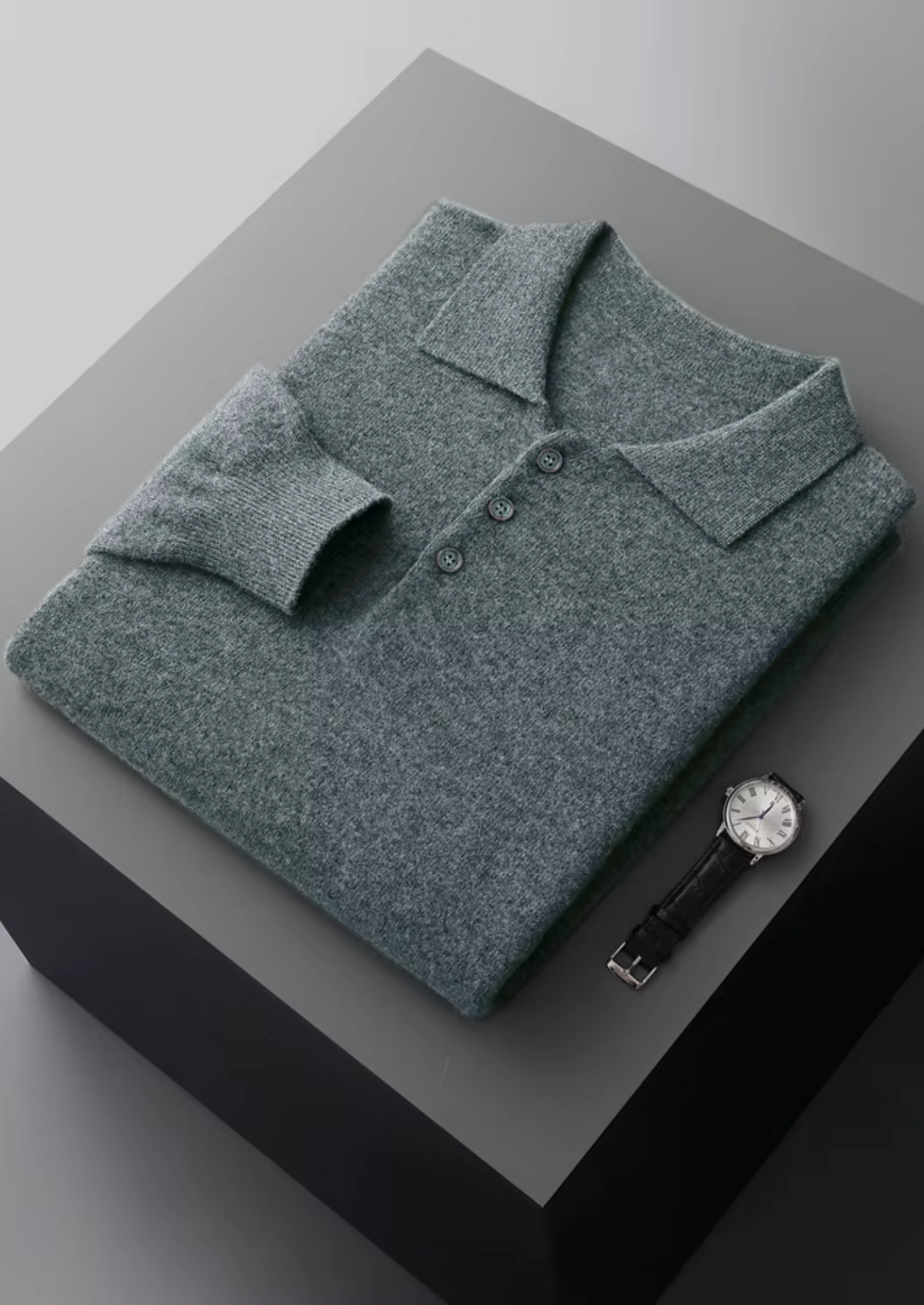 WOOL CLASSIC SWEATER POLO