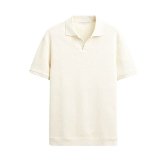 Woolen Structure Polo T-Shirt